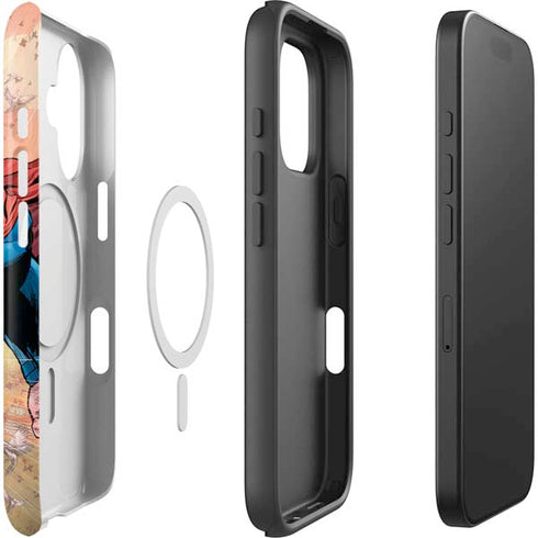 DC Comics Superman Flying Pose Action Comics #957 Art by Patch Zircher iPhone 16 Plus Magsafe Impact Case